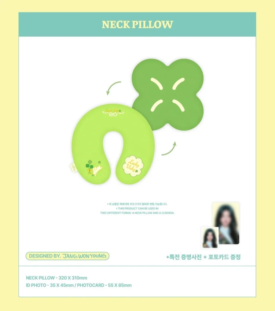 IVE - JANGWONYOUNG Made Neck Pillow [2025 The 3rd Fan Concert 'IVE SCOUT' Official MD]