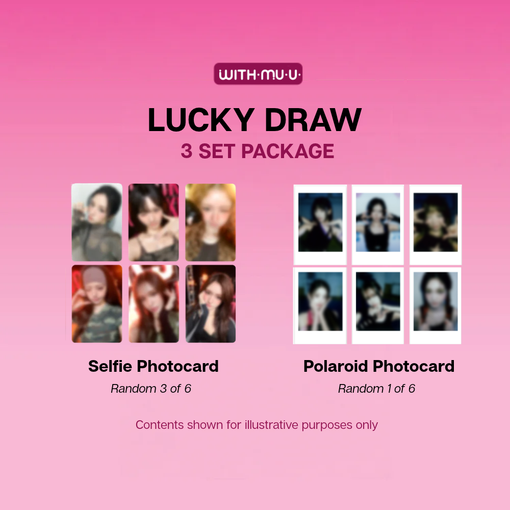 IVE Looks Can Kill 5th EP Album - 3 Set Package - Withmuu Lucky Draw
