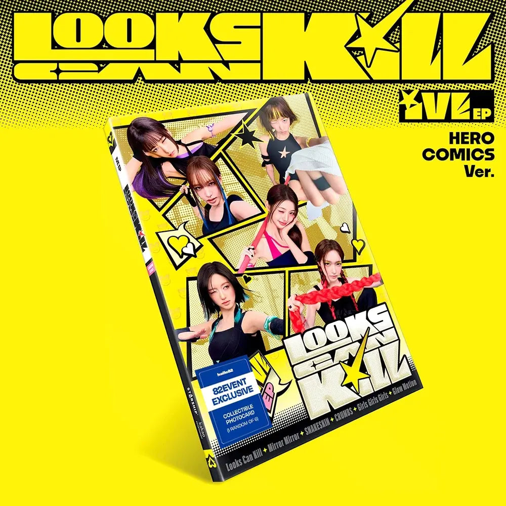 IVE Looks Can Kill 5th EP Album HERO COMICS 82EVENT Exclusive Ver - Main Image