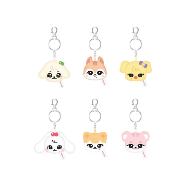 IVE Mini Face Keyring WELCOME TO MINIVE SCHOOL IVE X MINIVE POP-UP Official MD - Main Image