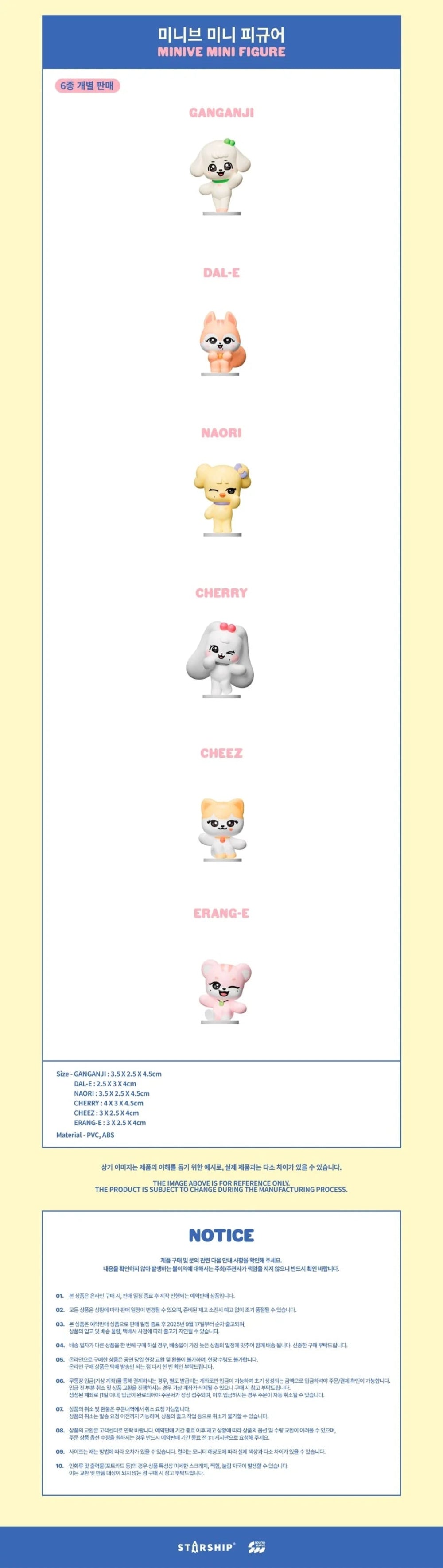 IVE - MINIVE Mini Figure [WELCOME TO MINIVE SCHOOL POP-UP Official
