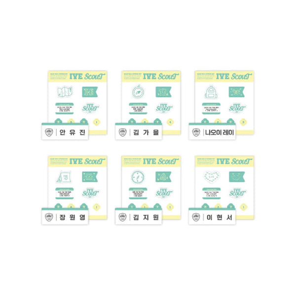 IVE - Name Tag + Sticker Set [2025 The 3rd Fan Concert 'IVE SCOUT
