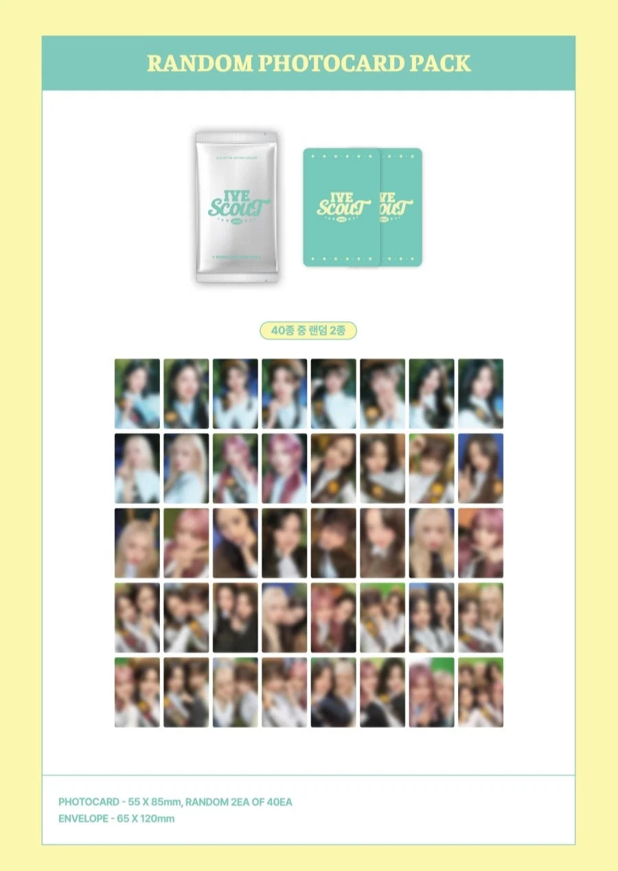 IVE - Random Photocard Pack [2025 The 3rd Fan Concert 'IVE SCOUT