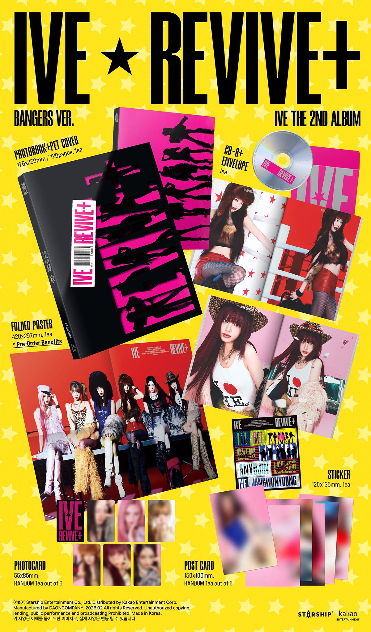 IVE - REVIVE+ [2nd Album - 4 Set Package] gallery image 1