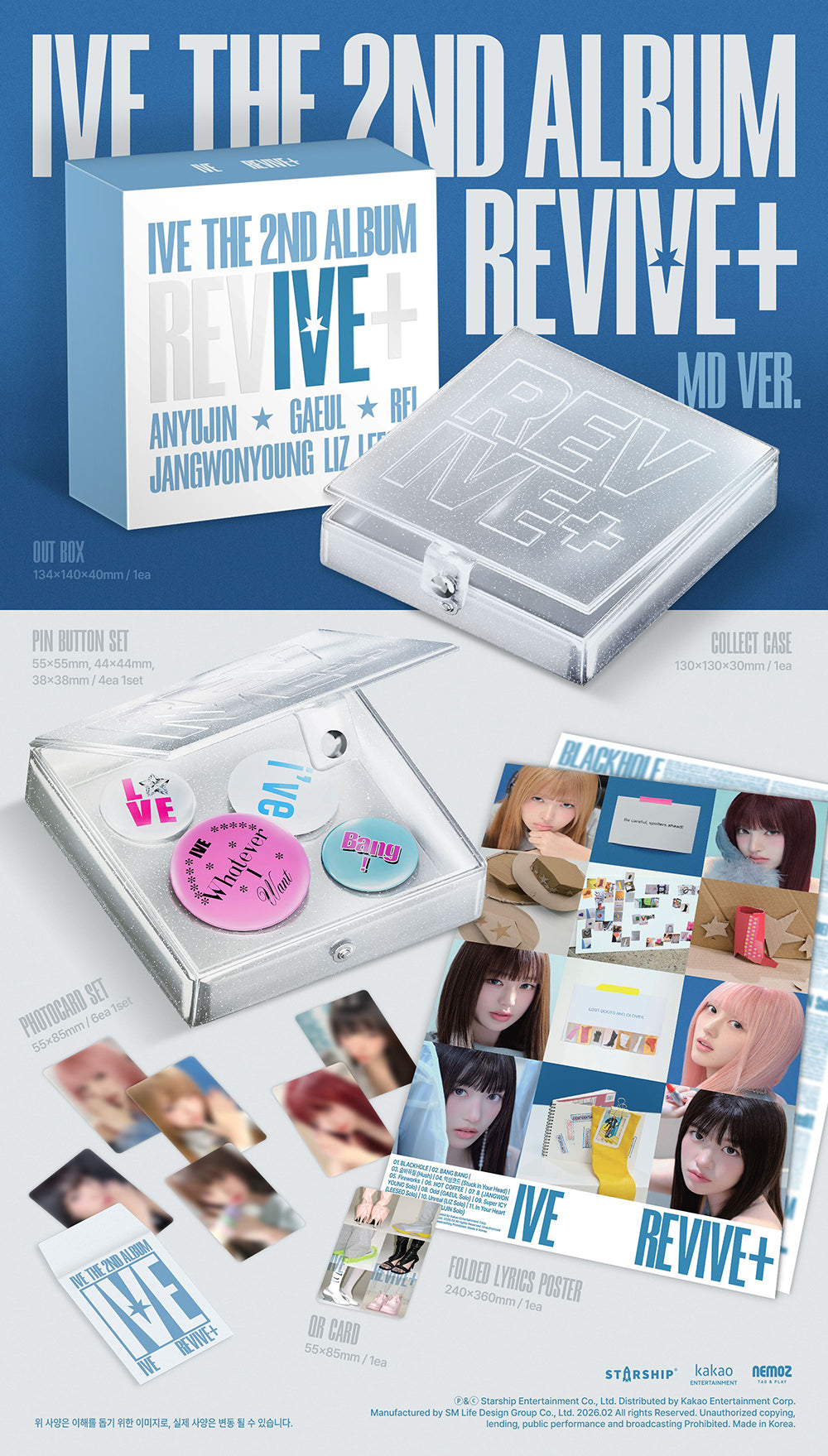 IVE - REVIVE+ [2nd Album - MD Ver.]