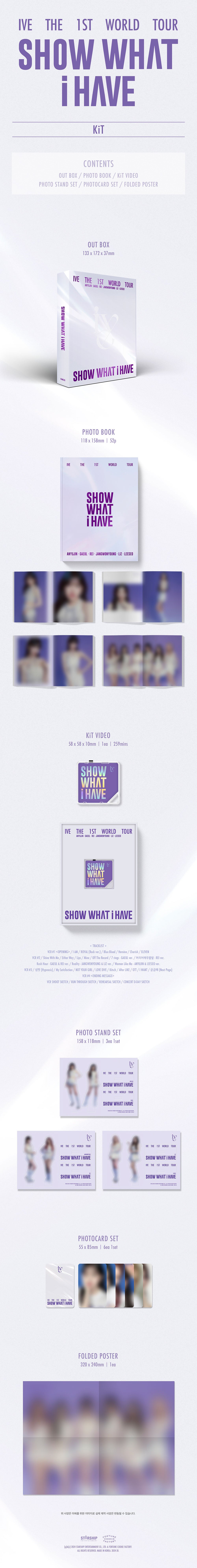 IVE - SHOW WHAT I HAVE [The 1st World Tour - KiT]