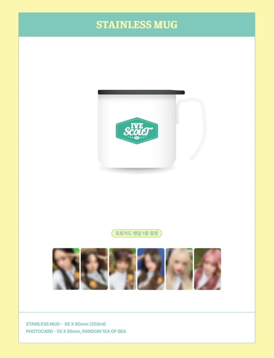 IVE - Stainless Mug [2025 The 3rd Fan Concert 'IVE SCOUT' Official