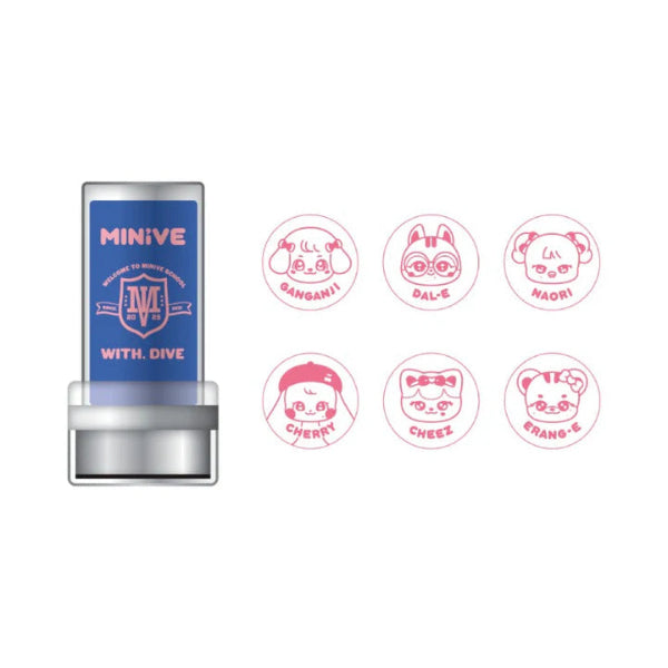 IVE Stamp WELCOME TO MINIVE SCHOOL IVE X MINIVE POP-UP Official MD - Main Image
