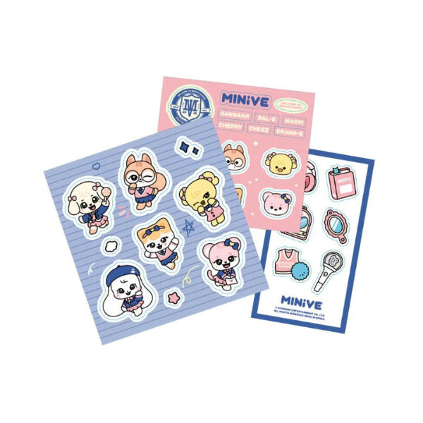 IVE Sticker Pack WELCOME TO MINIVE SCHOOL IVE X MINIVE POP-UP Official MD - Main Image 