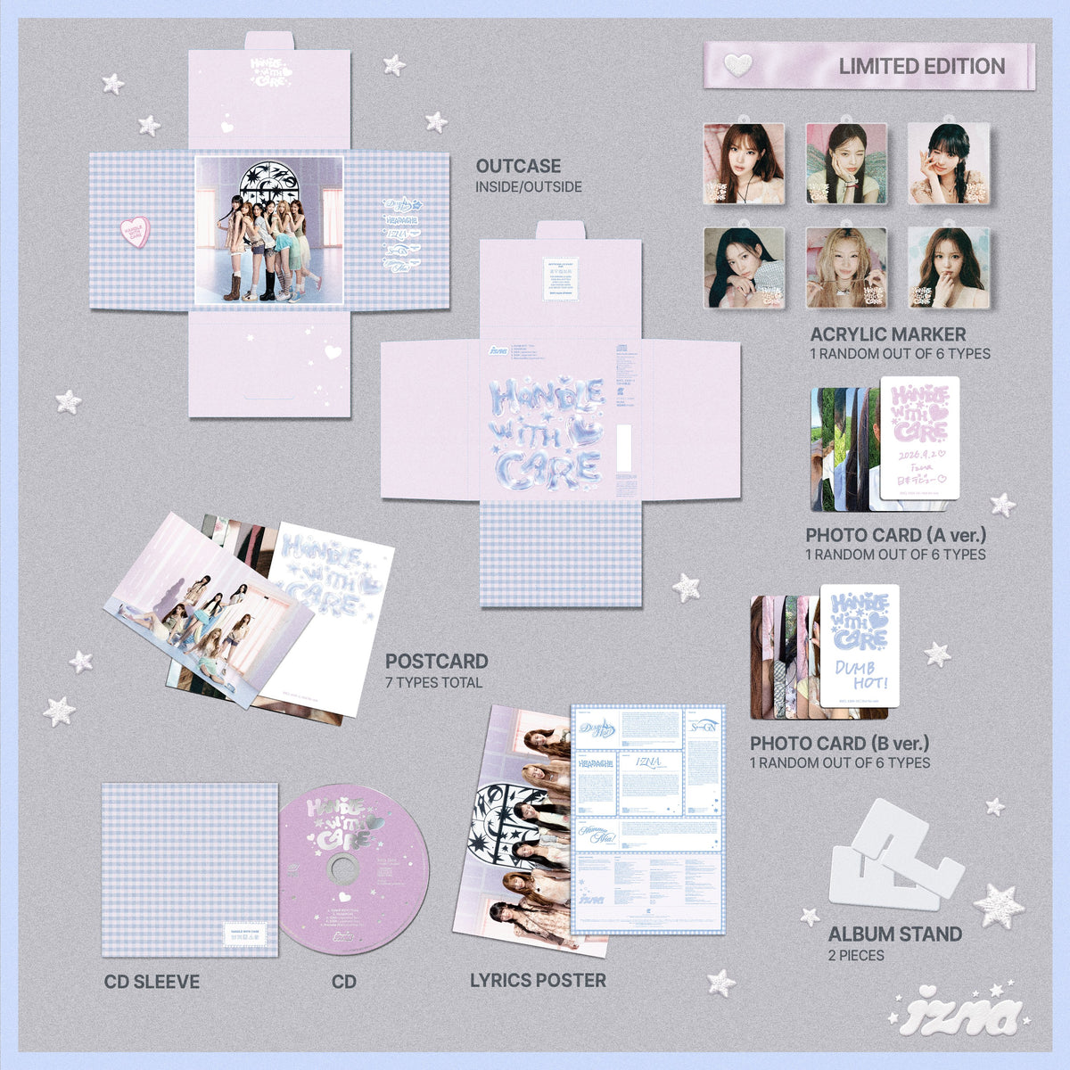 izna - HANDLE WITH CARE [1st JP Mini Album - Limited Edition] gallery image 1