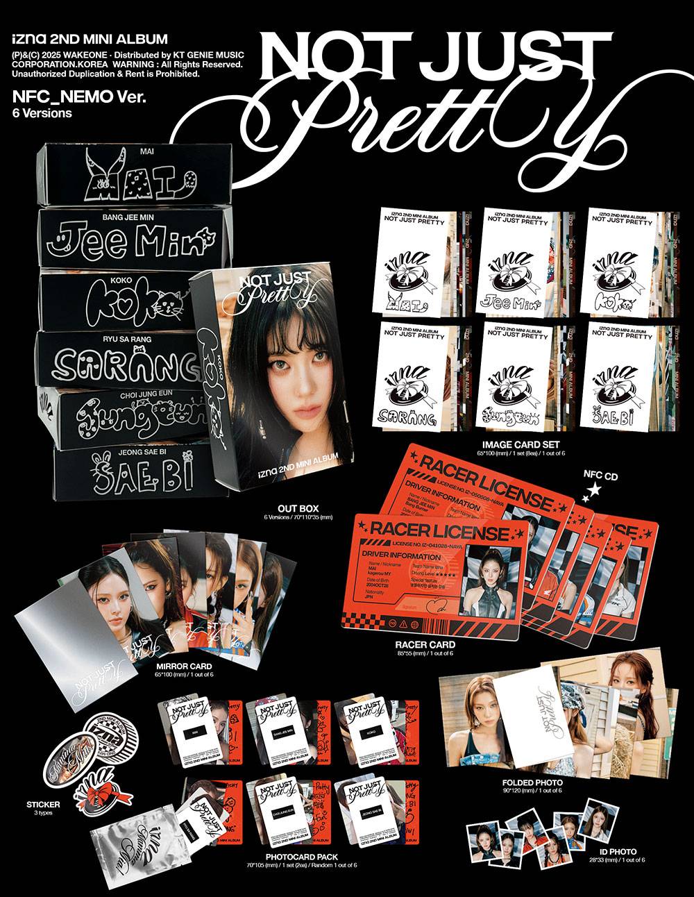 [PRE-ORDER] izna - Not Just Pretty [2nd Mini Album - NFC Nemo Ver.]