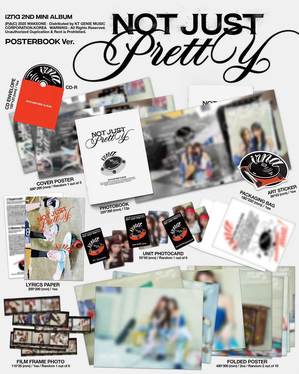 [PRE-ORDER] izna - Not Just Pretty [2nd Mini Album - POSTERBOOK Ver.]