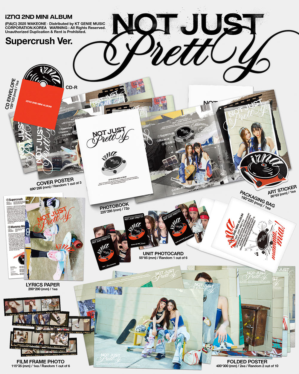izna - Not Just Pretty [2nd Mini Album - POSTERBOOK Ver.]