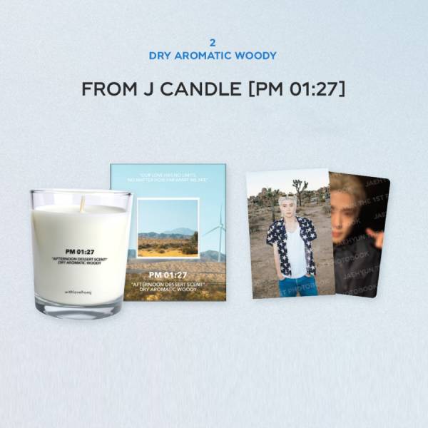 JAEHYUN FROM J Candle 2025 JAEHYUN The 1st Photobook FROM J LOVE ACROSS THE MILES Official MD - PM 01:27 Version