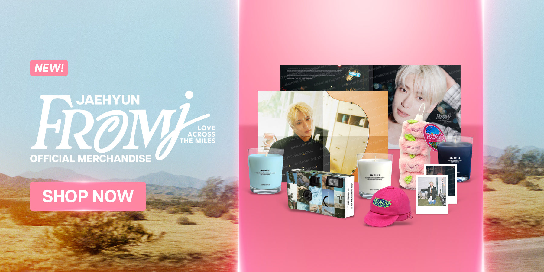 JAEHYUN FROM J LOVE ACROSS THE MILES Banner