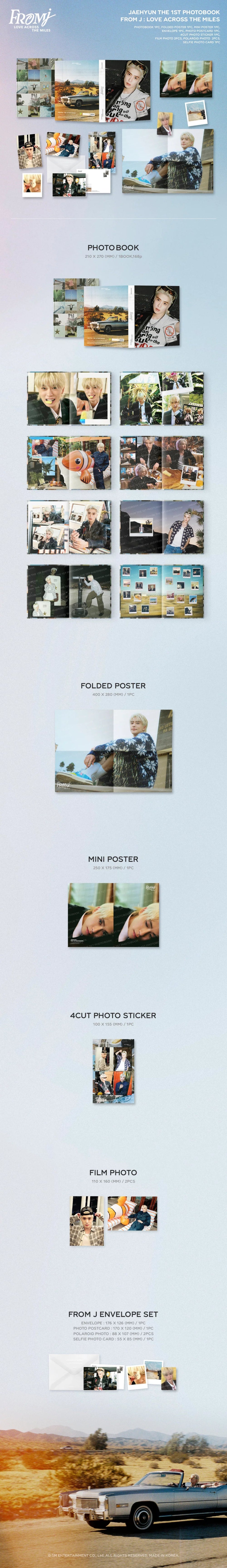 JAEHYUN - FROM J : LOVE ACROSS THE MILES [1st Photobook]