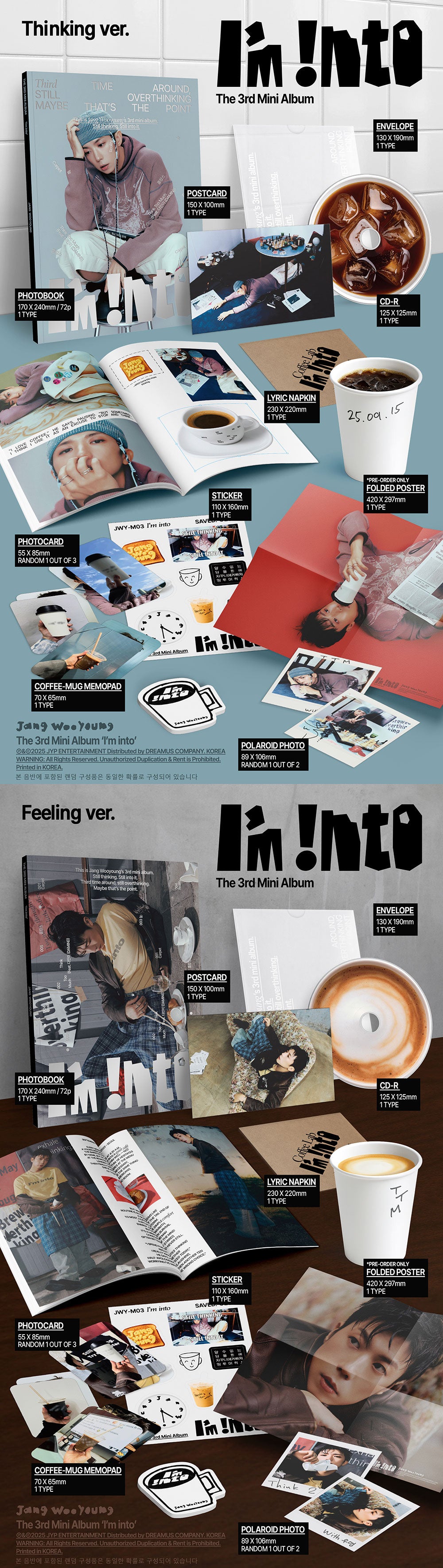 [PRE-ORDER] Jang Wooyoung - I'm into [3rd Mini Album]