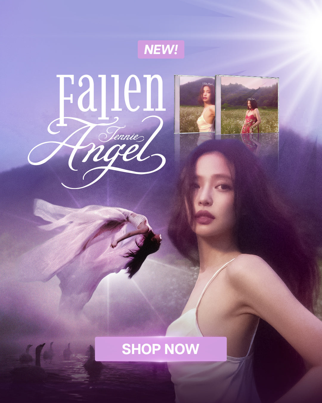 JENNIE Fallen Angel Album - Mobile Banner