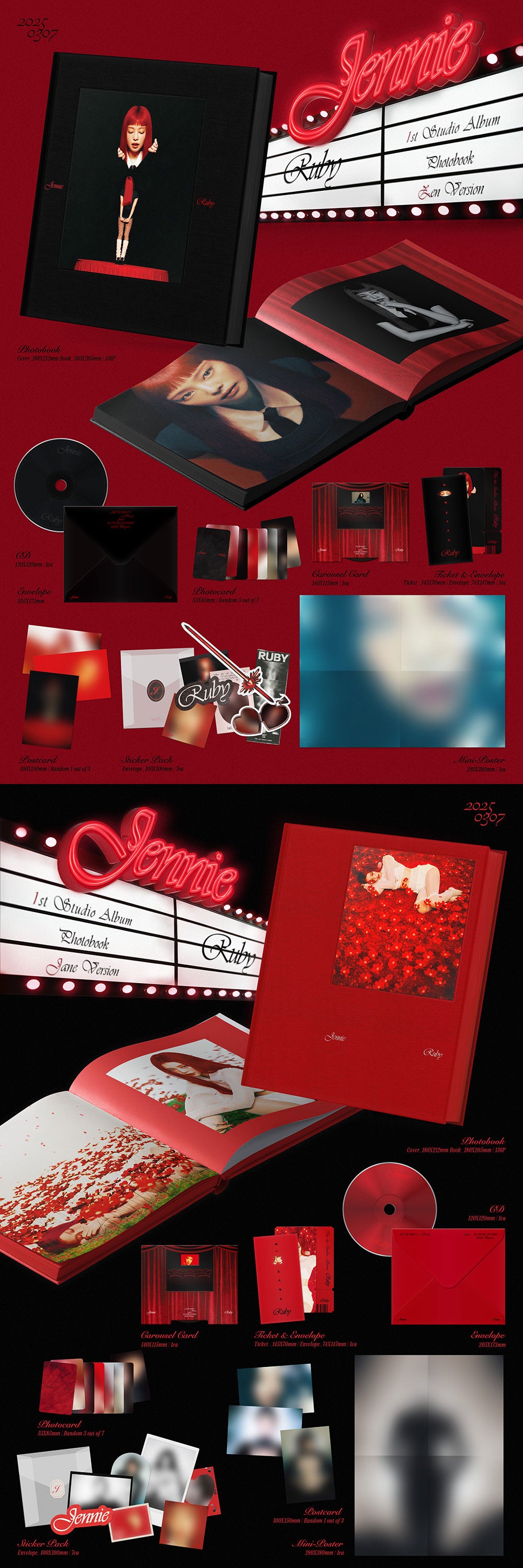 JENNIE - Ruby [1st Album - Photobook Ver.]