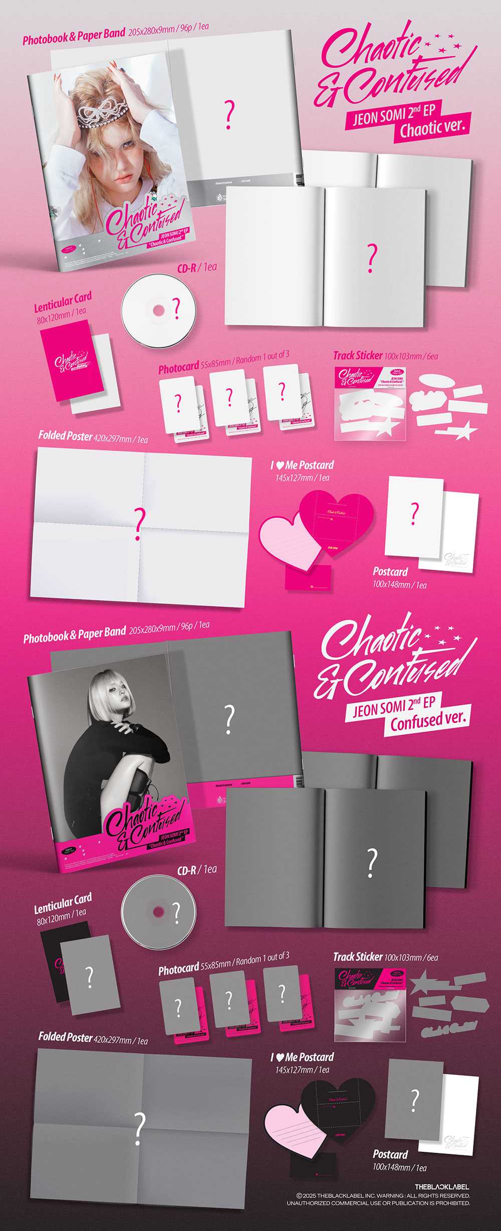 JEON SOMI - Chaotic & Confused [2nd EP Album]