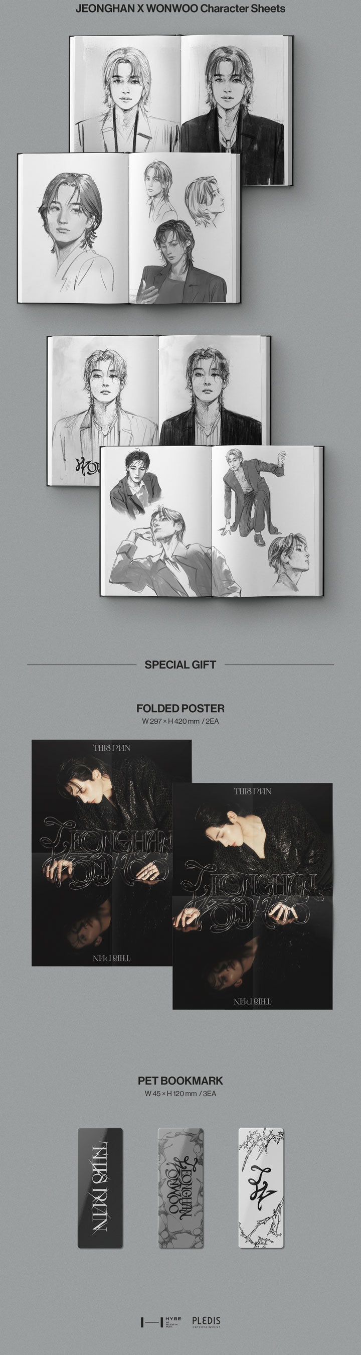 アイドル SEVENTEEN THIS MAN Story Book JEONGHAN X WONWOO - THIS MAN [Story Book] - K PLACE