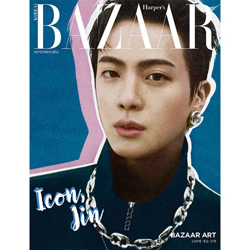 JIN Cover Harpers BAZAAR September 2024 - B Version White main image