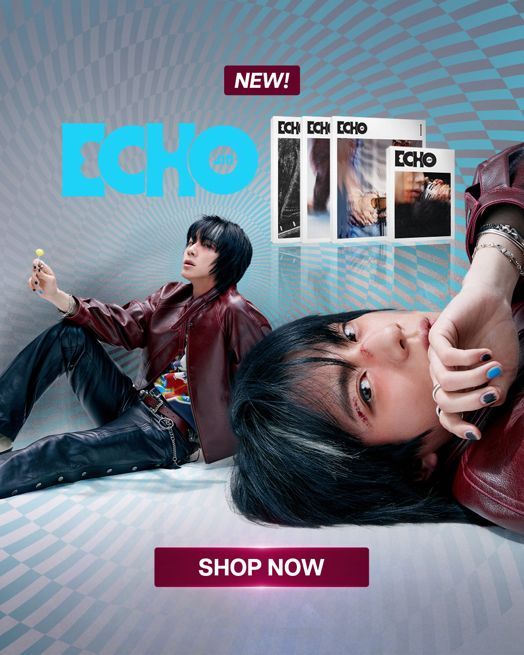 JIN ECHO Banner Mobile Short