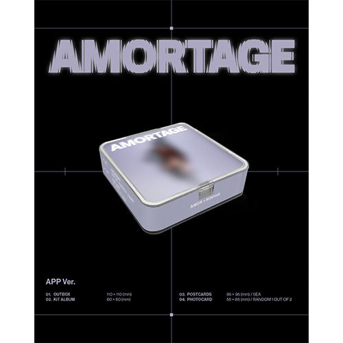 JISOO AMORTAGE 1st Mini Album APP Ver - main image