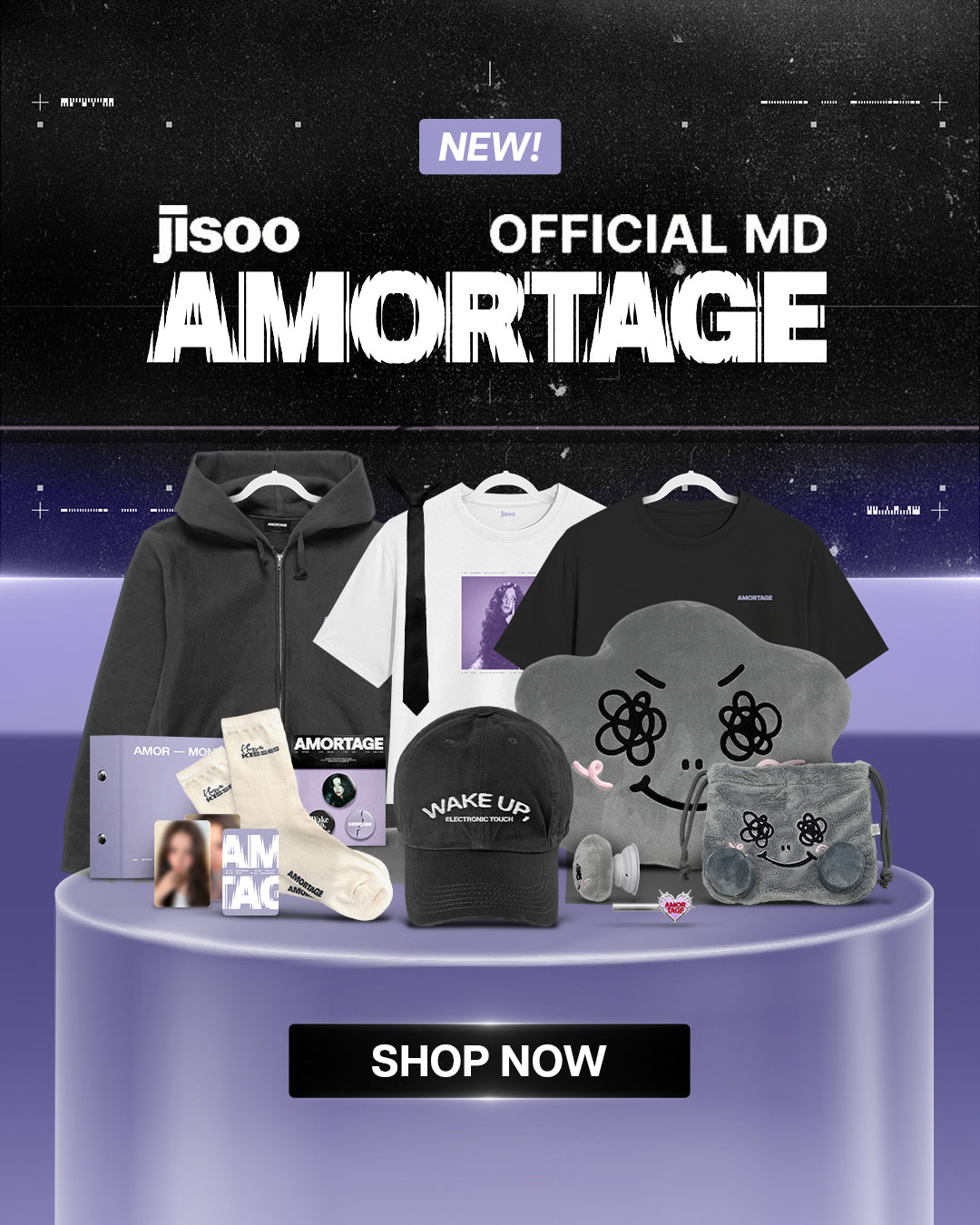 JISOO AMORTAGE Official MD Banner Mobile