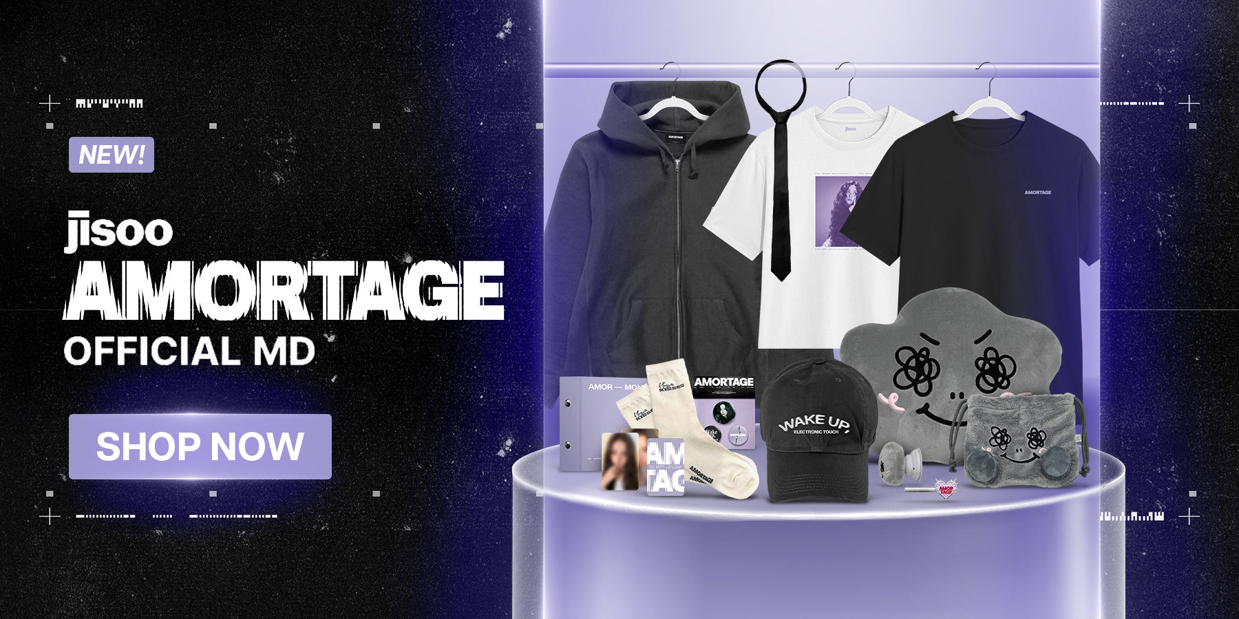 JISOO AMORTAGE Official MD Banner