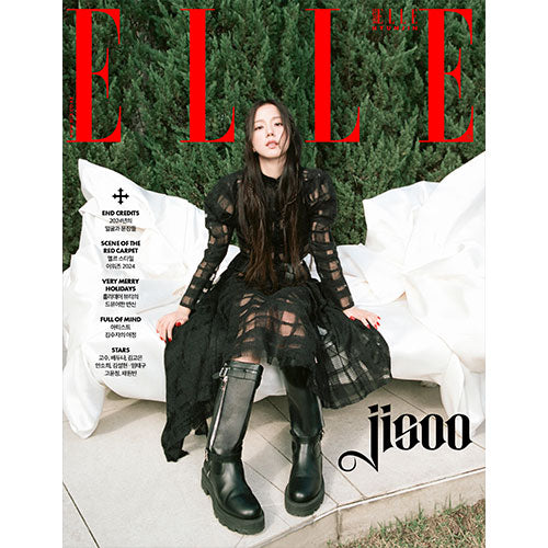 JISOO Cover ELLE Korea December 2024 a ver - main image