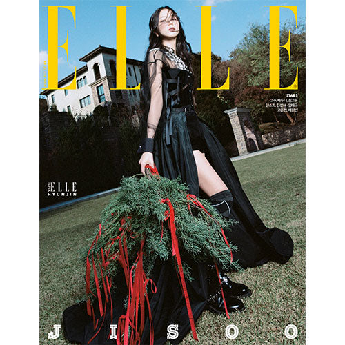 JISOO Cover ELLE Korea December 2024 d ver - main image