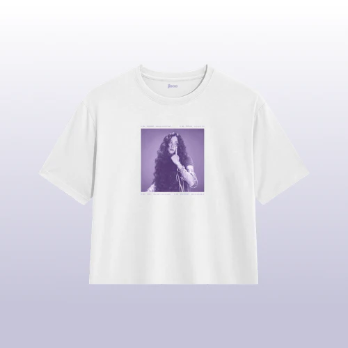 【予約】 JISOO - Crop T-Shirt [AMORTAGE Official MD] - K PLACE アイドル