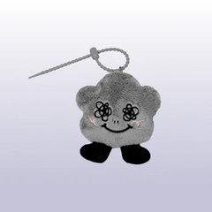 JISOO - SHUMON Plush Keychain Grey [AMORTAGE Official MD