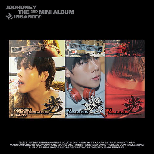 JOOHONEY 光 INSANITY 2nd Mini Album - Main Image