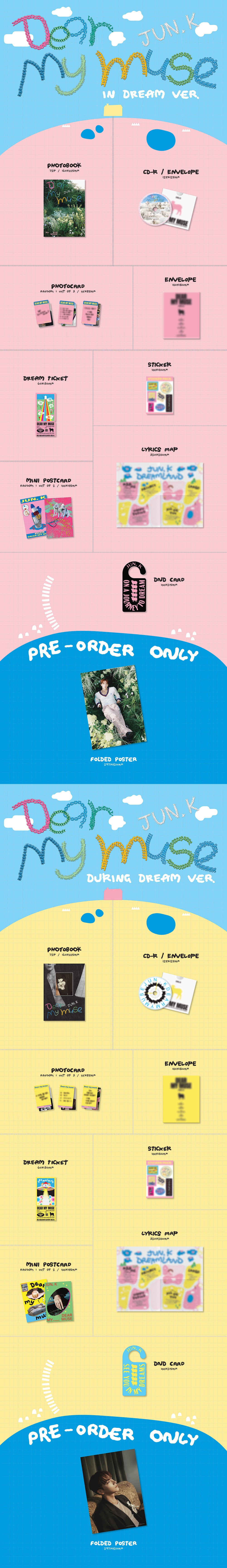 [PRE-ORDER] JUN. K - Dear my muse [4th Mini Album]