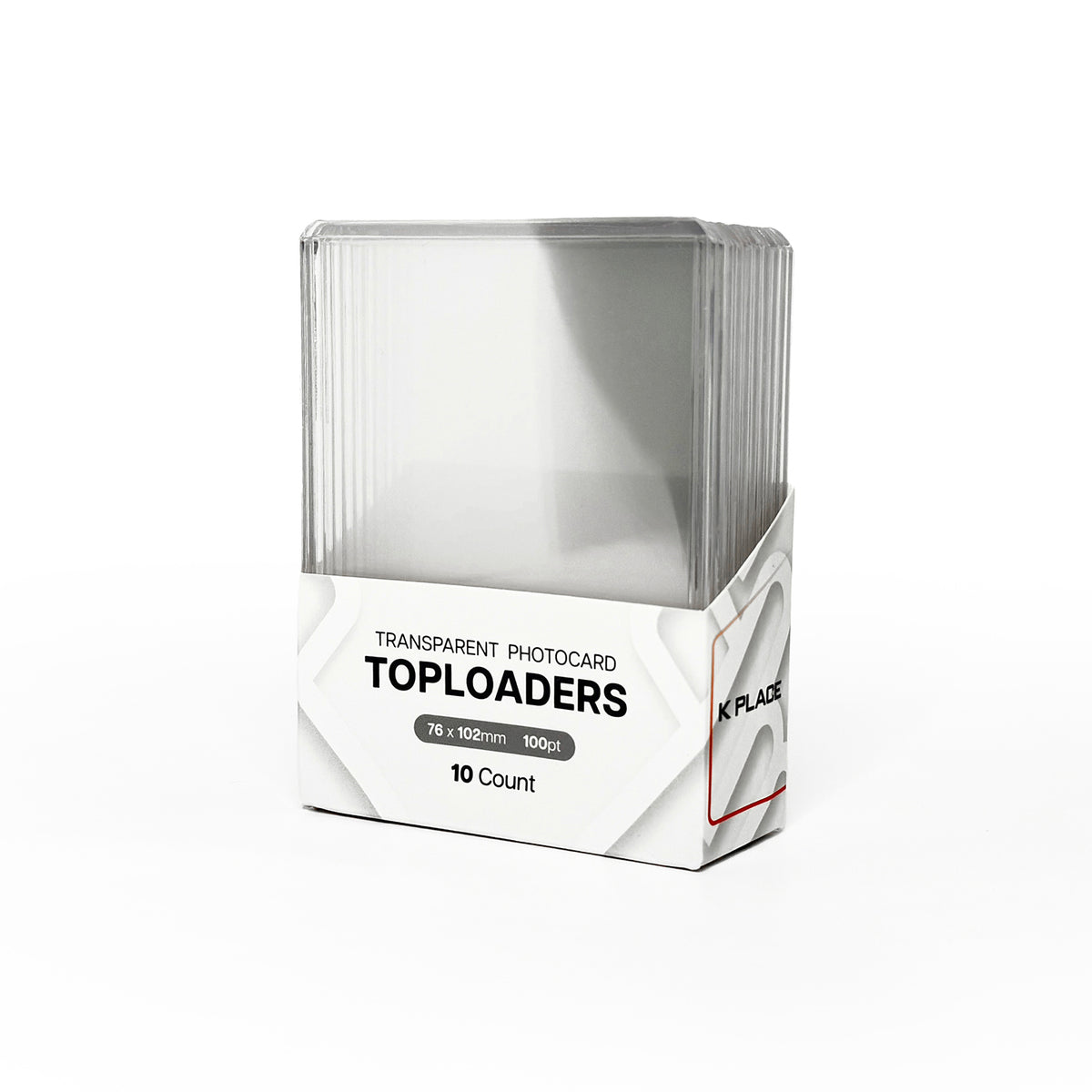 K PLACE Transparent Photocard Toploaders 76 x 102 mm 100pt 10 count main image