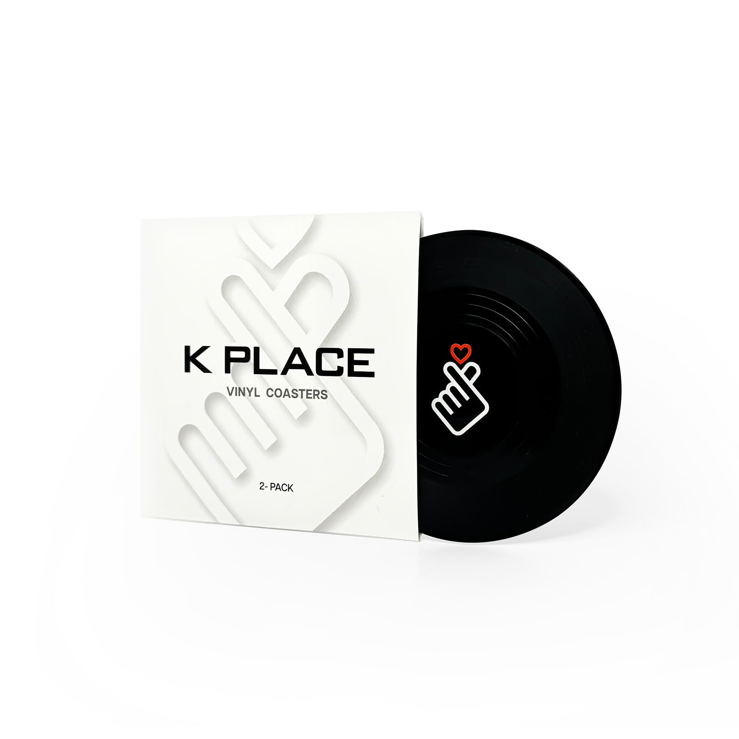 K PLACE Vinyl Drink Coasters 2-Pack main image