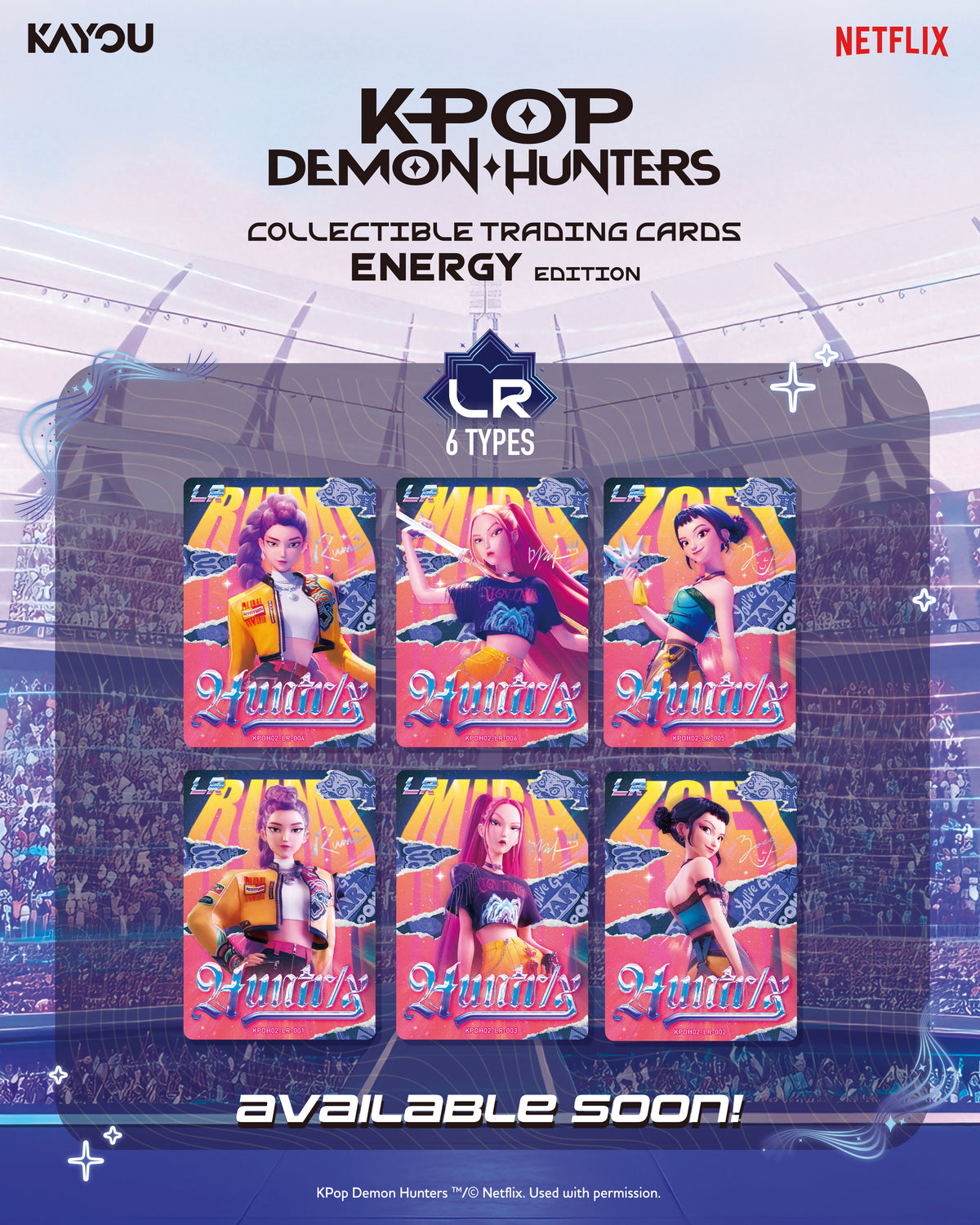 [PRE-ORDER] K-Pop Demon Hunters - Collectible Trading Cards [Energy 2 Edition] gallery image 2