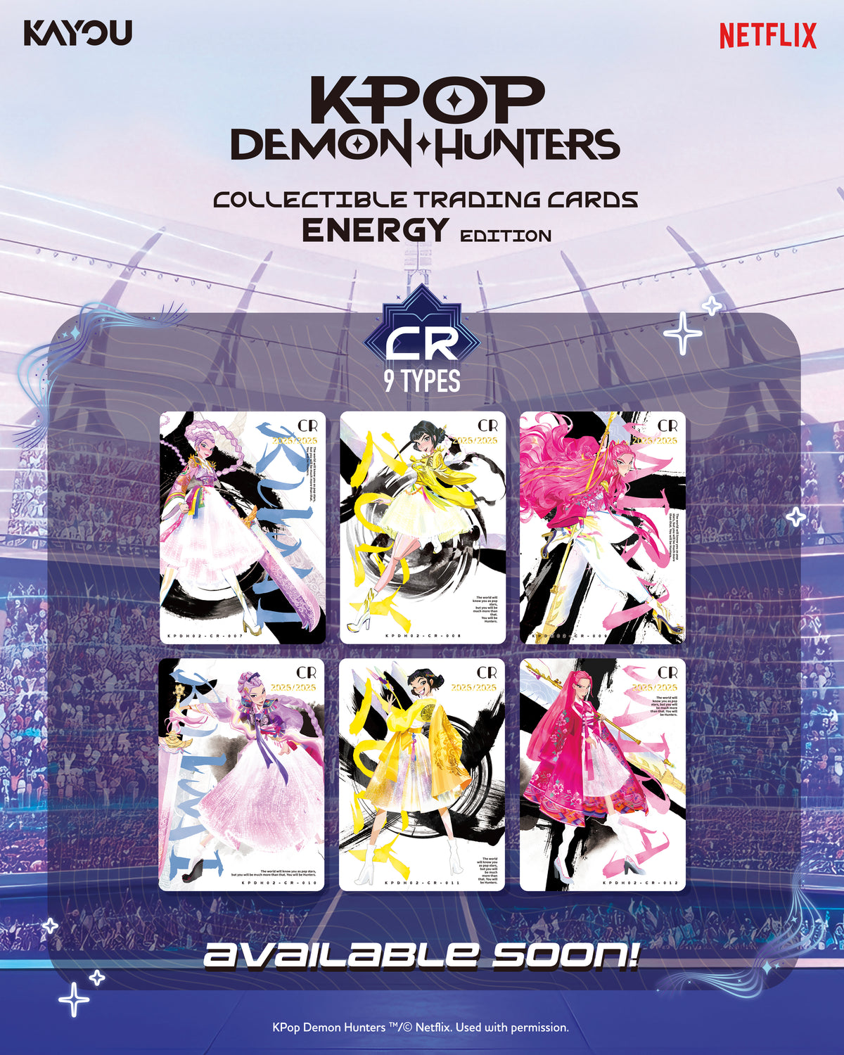 [PRE-ORDER] K-Pop Demon Hunters - Collectible Trading Cards [Energy 2 Edition] gallery image 1