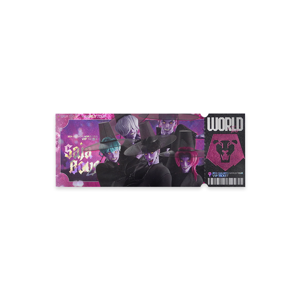 K-Pop Demon Hunters Collectible Trading Cards Laser Ticket - Main Image 5