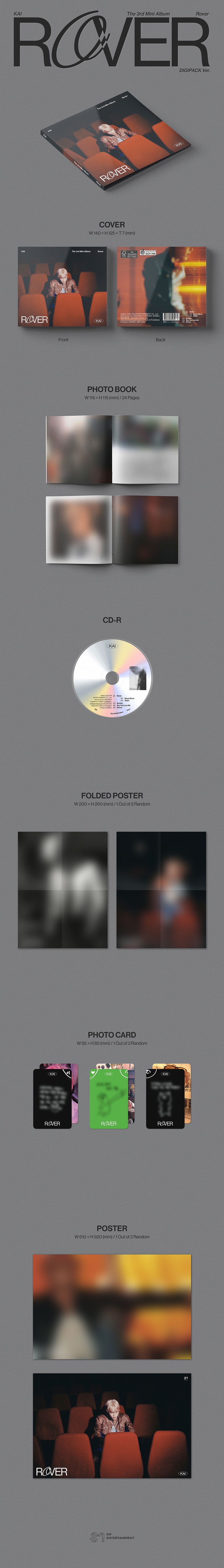 KAI - Rover [3rd Mini Album - Digipack Ver.]