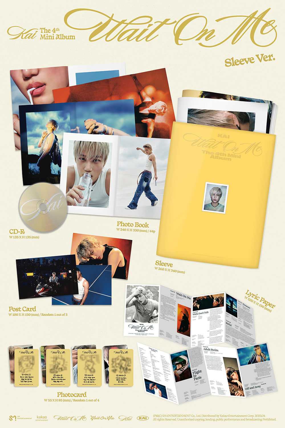 KAI - Wait On Me [4th Mini Album - Sleeve Ver.]