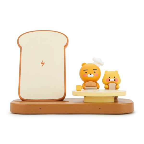 Kakao Friends 2 in 1 Wireless Charging Stand Ryan and Choonsik - Main Image