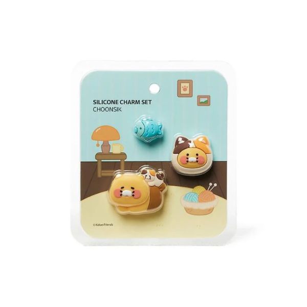 Kakao Friends Cat Silicone Charm Choonsik - main image 1