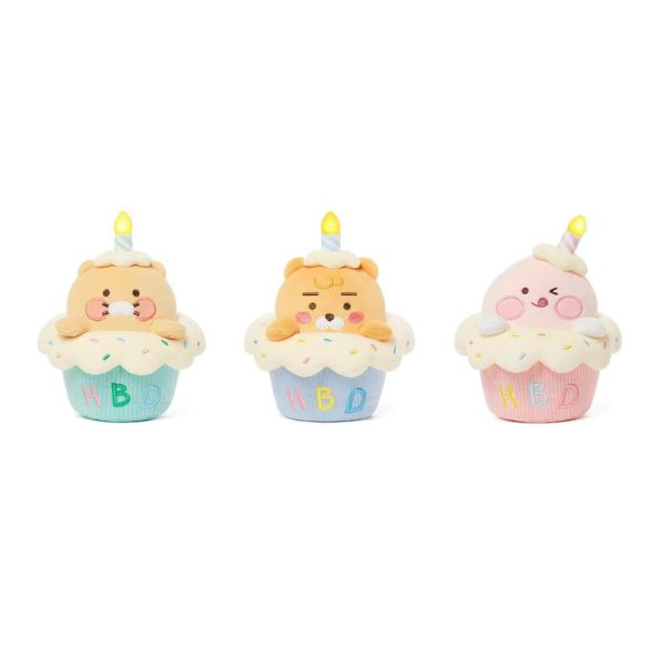 Kakao Friends Cupcake HBD Melody Doll 3 Variations Main Image