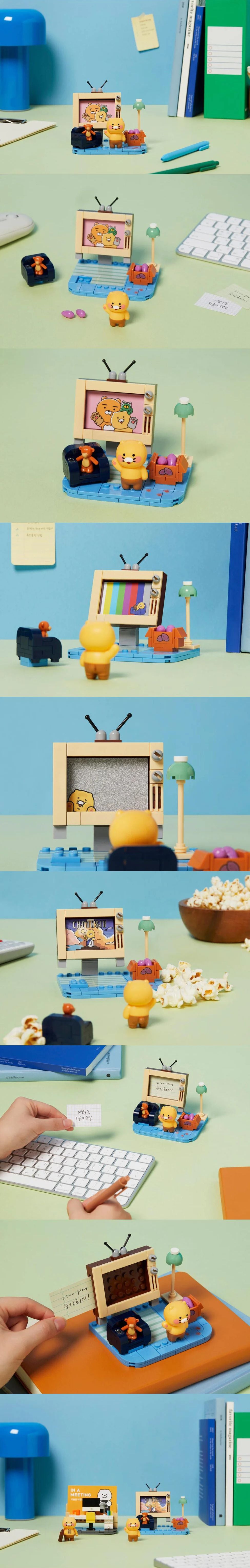 Kakao Friends - Desk Mini Photo Brick Figure [Choonsik]
