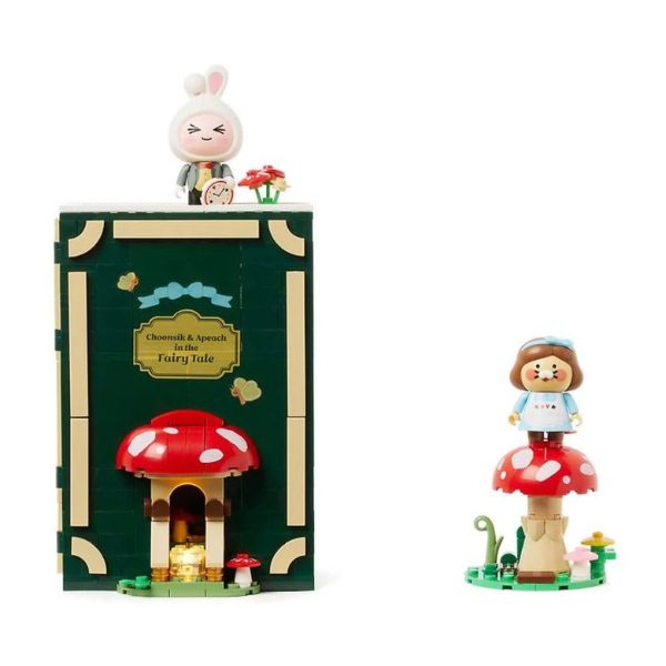 Kakao Friends Fairy Tale Brick Figure Choonsik and Apeach - Main Image