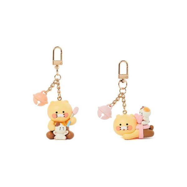 Kakao Friends Figure Keyring Choonsik is the Best - 2 Variations Main Image