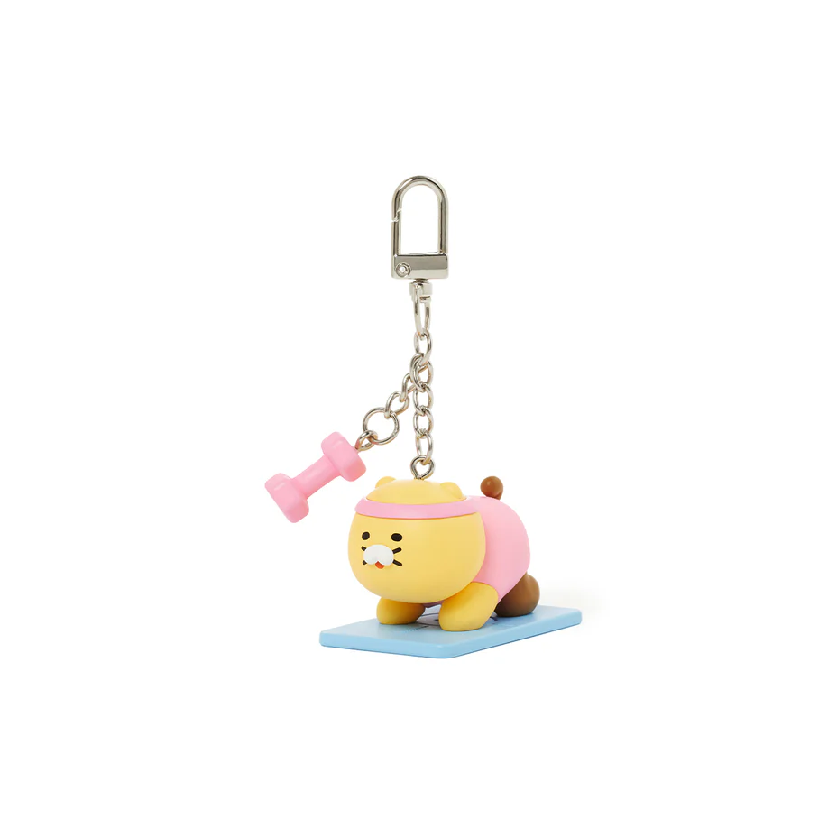 Kakao Friends Figure Keyring Choonsik - yoga